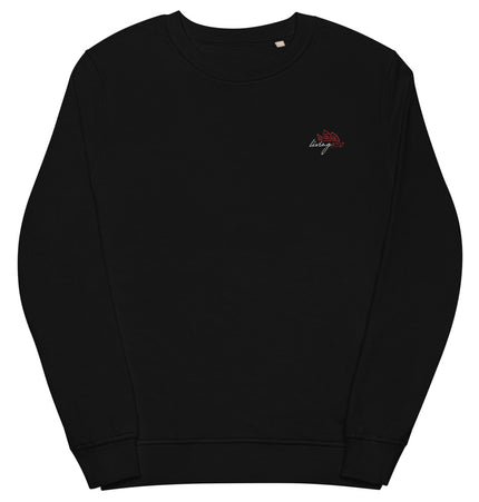 Living852 Logo | Unisex organic terry knit sweatshirt (medium weight)