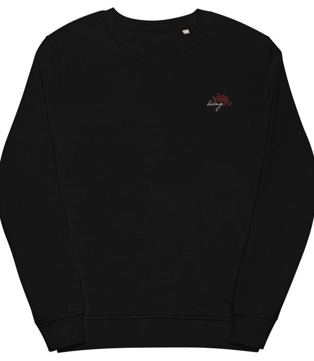 Living852 Logo | Unisex organic terry knit sweatshirt (medium weight)