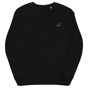 Living852 Logo | Unisex organic terry knit sweatshirt (medium weight)