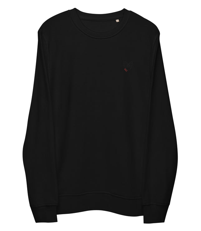 852 Junk Sail Love! Black | Unisex organic terry knit sweatshirt (medium weight)