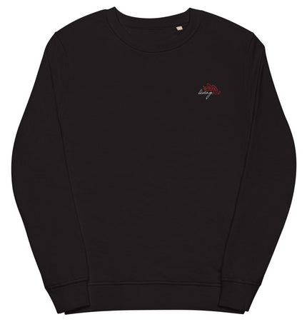 Living852 Logo | Unisex organic terry knit sweatshirt (medium weight)