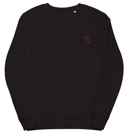 Eight Five Two Script | Unisex organic terry knit sweatshirt (medium weight)
