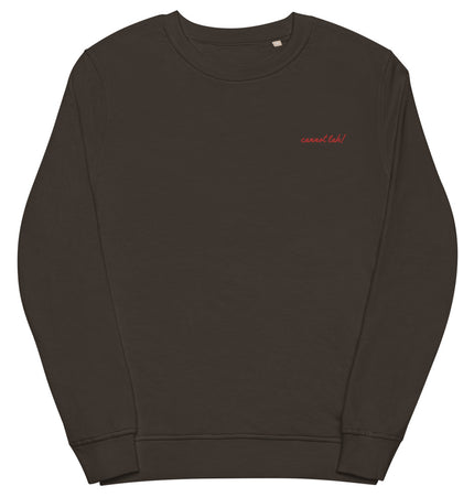Cannot Lah! Unisex organic terry knit sweatshirt (medium weight)