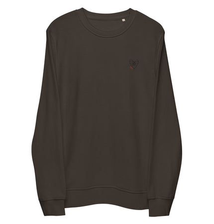 852 Junk Sail Love! Black | Unisex organic terry knit sweatshirt (medium weight)