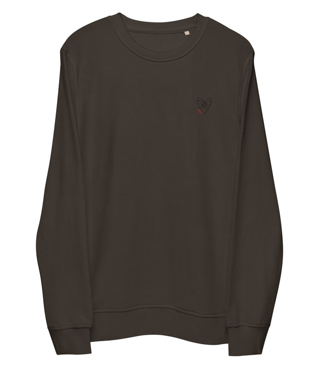 852 Junk Sail Love! Black | Unisex organic terry knit sweatshirt (medium weight)