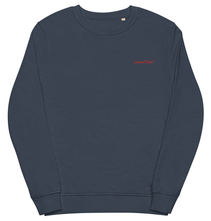 Cannot Lah! Unisex organic terry knit sweatshirt (medium weight)