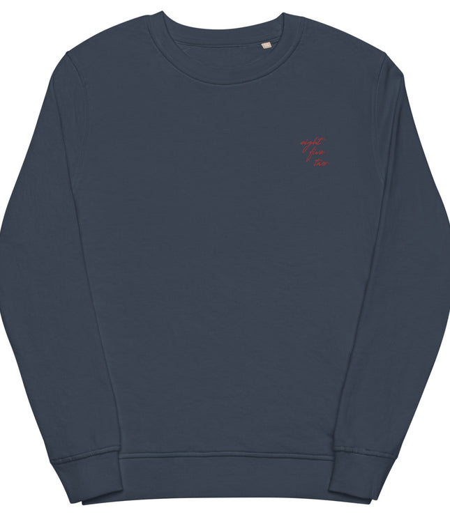 Eight Five Two Script | Unisex organic terry knit sweatshirt (medium weight)