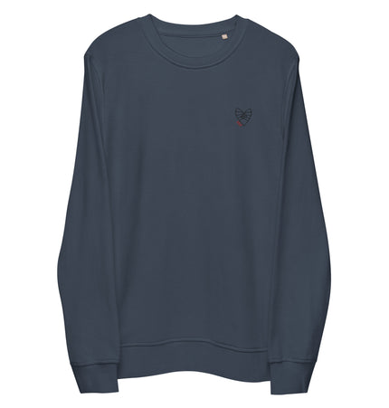 852 Junk Sail Love! Black | Unisex organic terry knit sweatshirt (medium weight)