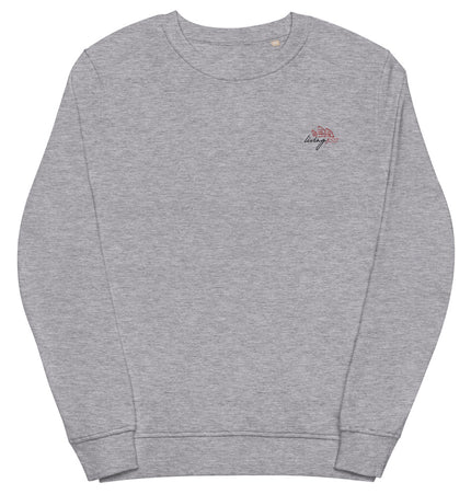 Living852 Logo | Unisex organic terry knit sweatshirt (medium weight)