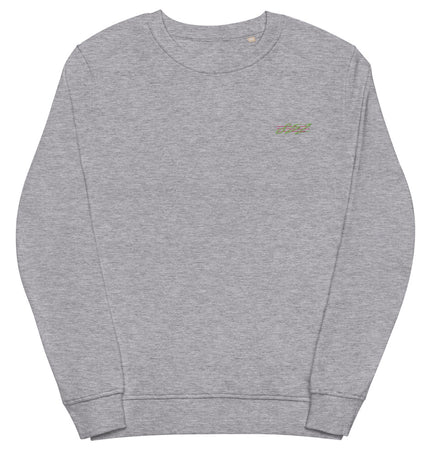 852 Retro Vibes (Green / Pink) | Unisex organic terry knit sweatshirt (medium weight)