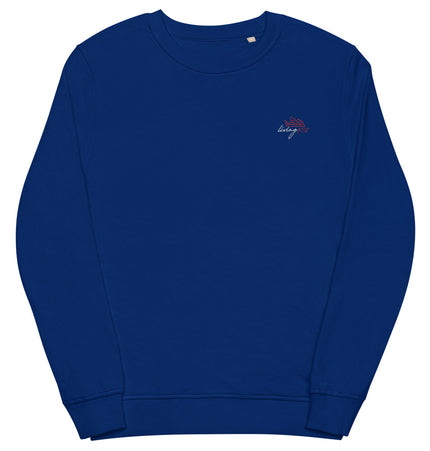 Living852 Logo | Unisex organic terry knit sweatshirt (medium weight)