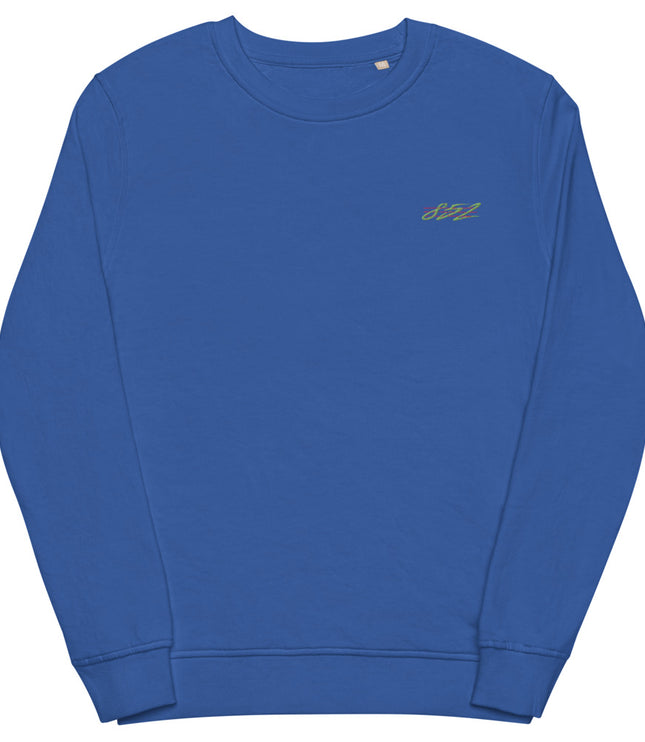 852 Retro Vibes (Green / Pink) | Unisex organic terry knit sweatshirt (medium weight)