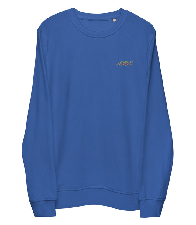 852 Retro Vibes (Green / Pink) | Unisex organic terry knit sweatshirt (medium weight)