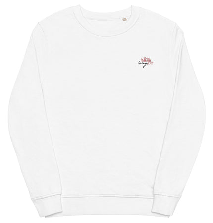Living852 Logo | Unisex organic terry knit sweatshirt (medium weight)