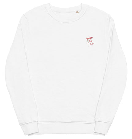 Eight Five Two Script | Unisex organic terry knit sweatshirt (medium weight)