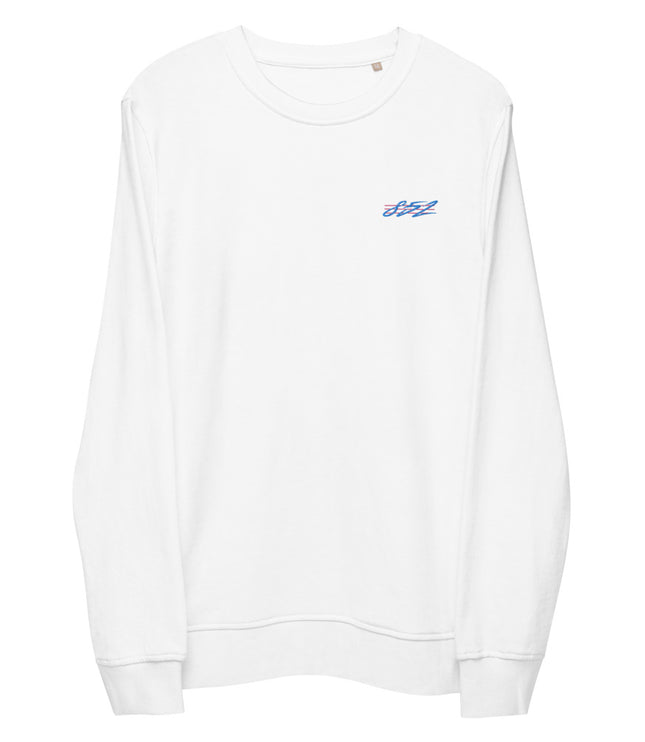 852 Retro Vibes (Blue / Pink) | Unisex organic terry knit sweatshirt (medium weight)