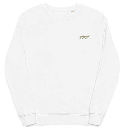 852 Retro Vibes (Green / Pink) | Unisex organic terry knit sweatshirt (medium weight)