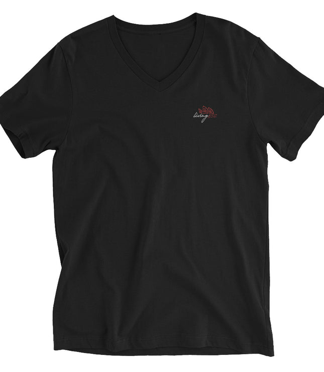 Living852 Logo | Unisex Short Sleeve V-Neck Tee Shirt