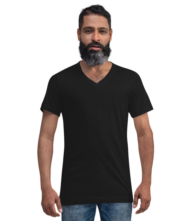 Junk Sail (Tone on Tone) | Unisex Short Sleeve V-Neck Tee Shirt