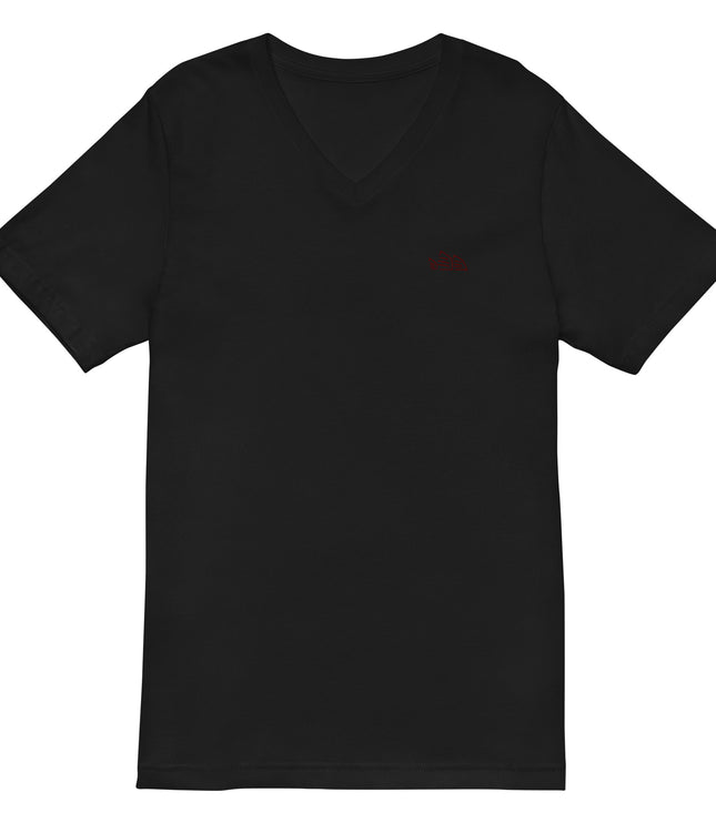 Unisex Short Sleeve V-Neck T-Shirt