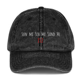 Sun Me Sea Me Sand Me 852 | Vintage Cotton Twill Dad Cap