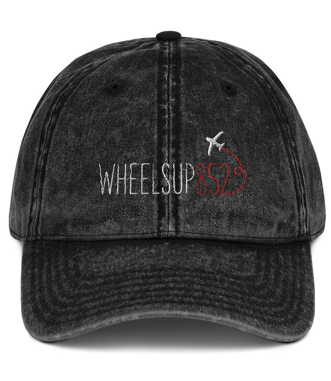 Wheels Up 852 | Vintage Cotton Twill Dad Cap