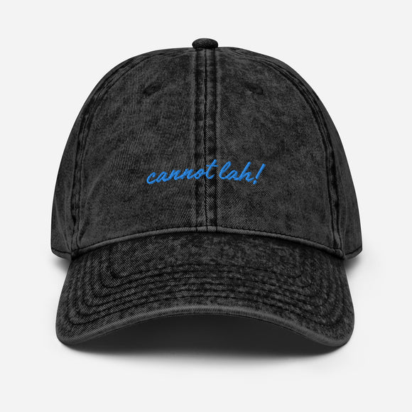 Cannot Lah! | Vintage Cotton Twill Dad Cap