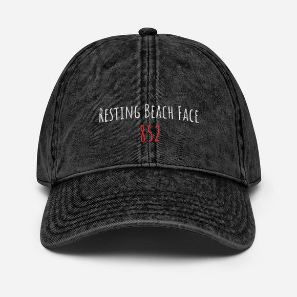Resting Beach Face 852 | Vintage Cotton Twill Dad Cap