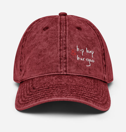 Hip Hop & Har Gao Scrawl | Vintage Cotton Twill Cap