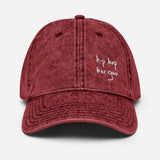 Hip Hop & Har Gao Scrawl | Vintage Cotton Twill Cap