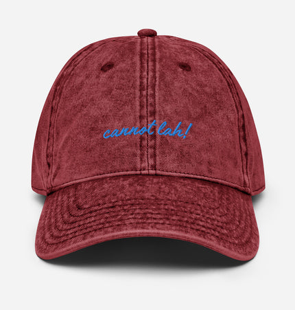 Cannot Lah! | Vintage Cotton Twill Dad Cap