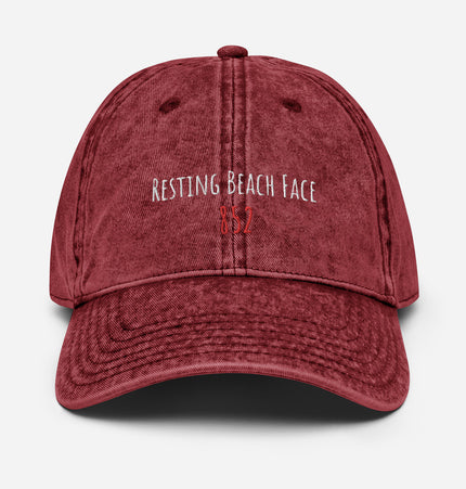 Resting Beach Face 852 | Vintage Cotton Twill Dad Cap