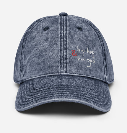 Hip Hop & Har Gao Scrawl | Vintage Cotton Twill Cap