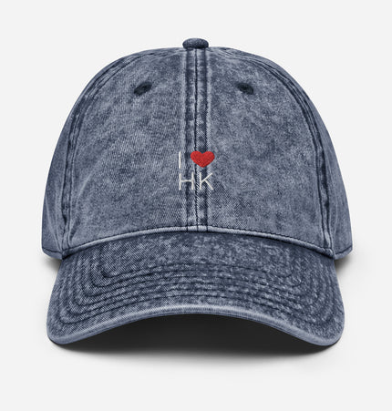 I Heart HK - OG | Vintage Cotton Twill Dad Cap