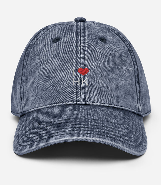 I Heart HK - OG | Vintage Cotton Twill Dad Cap