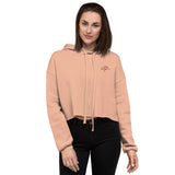 Living852 Logo | Womens Crop Hoodie Sweatshirt