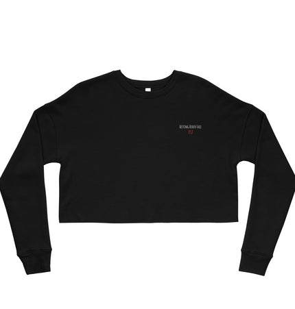 Resting Beach Face 852 | Womens Crop Sweatshirt