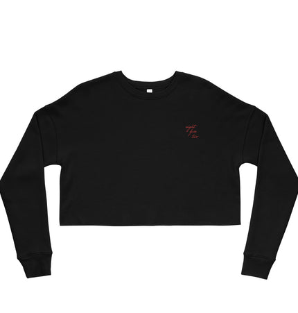 Eight Five Two Script | Womens Crop Sweatshirt
