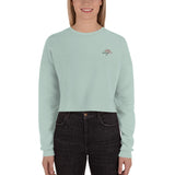 Living852 Logo | Womens Crop Sweatshirt