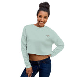 Living852 Logo | Womens Crop Sweatshirt