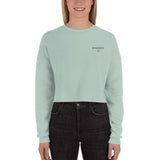 Resting Beach Face 852 | Womens Crop Sweatshirt