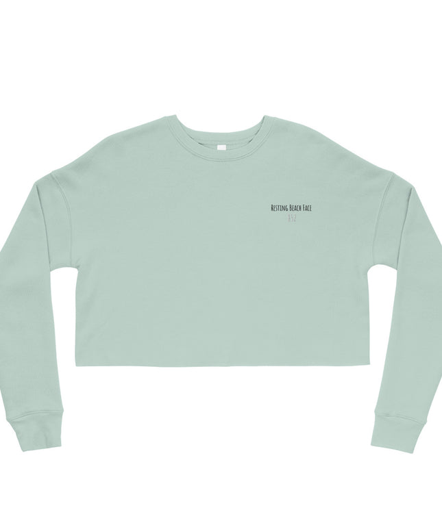 Resting Beach Face 852 - KC Colourway | Womens Crop Sweatshirt