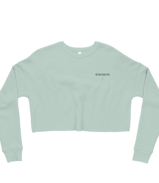 Resting Beach Face 852 - KC Colourway | Womens Crop Sweatshirt