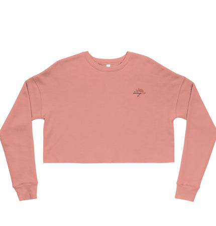 Living852 Logo | Womens Crop Sweatshirt