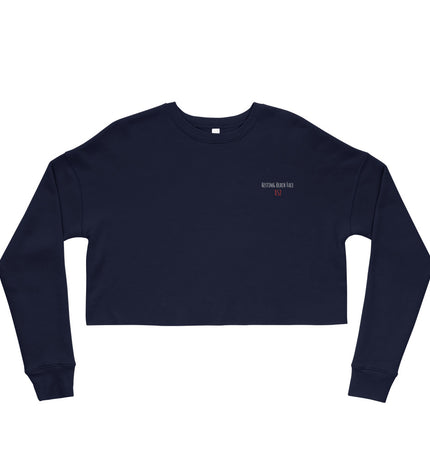 Resting Beach Face 852 | Womens Crop Sweatshirt