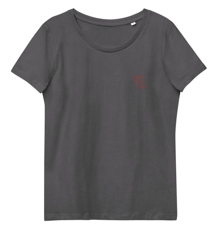 Eight Five Two Script | Women's Fitted Eco Tee