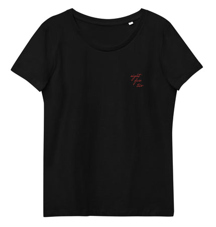 Eight Five Two Script | Women's Fitted Eco Tee
