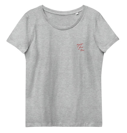 Eight Five Two Script | Women's Fitted Eco Tee