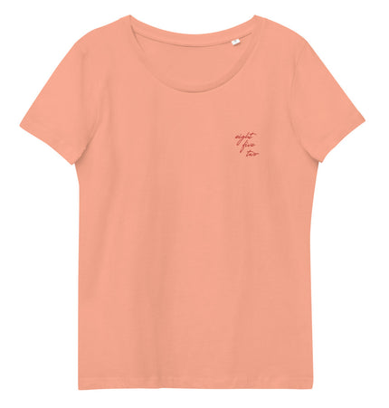 Eight Five Two Script | Women's Fitted Eco Tee